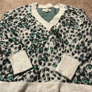 Loft leopard print sweater